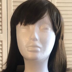 Wigsbuy Long Dark Brown Synthetic Wig